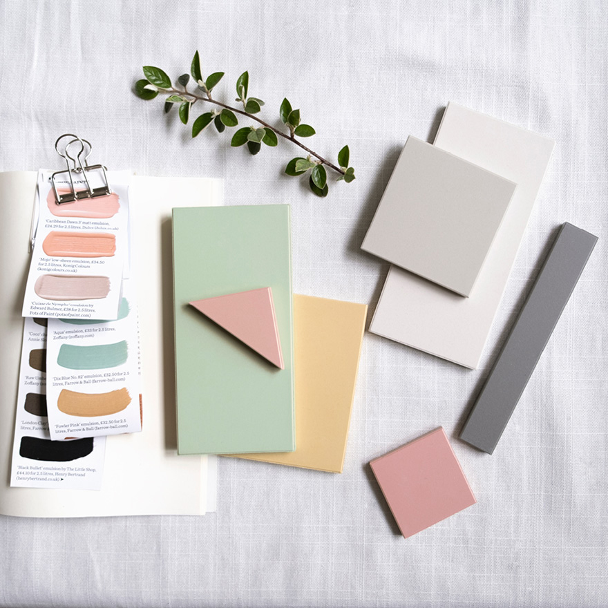 New Victorian Floor Tiles in three, beautiful pastel tones!