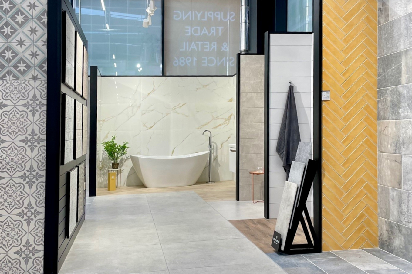 The Original Style Tile Showroom in Glasgow is now Clay & Rock!